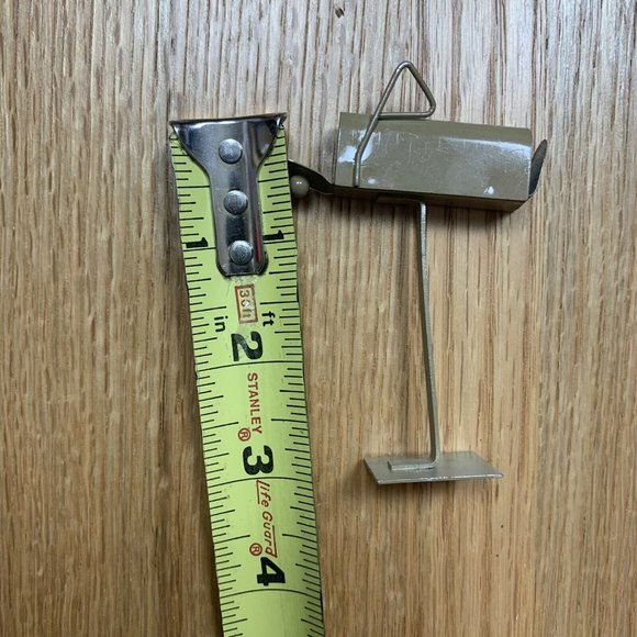 Vintage Dollhouse Mailbox Metal Miniature Handcrafted W/ Heart Decor Garden Cute - Picture 7 of 10